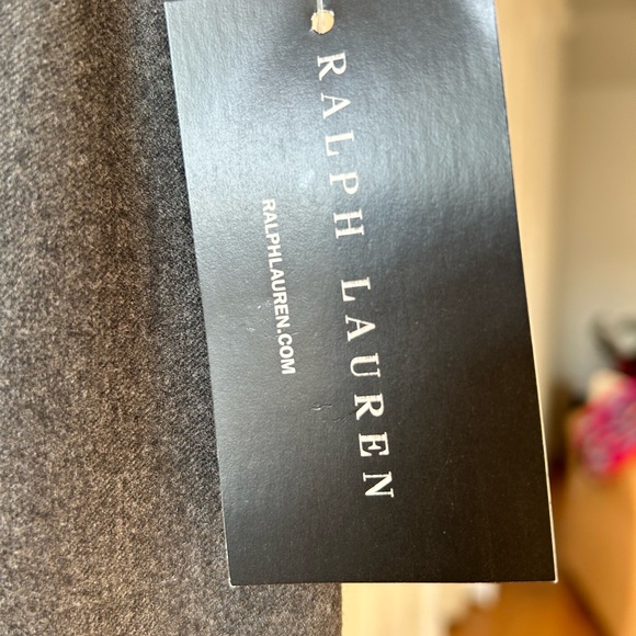 Ralph Lauren Grey Wool Flannel Trousers - Picture 5 of 6